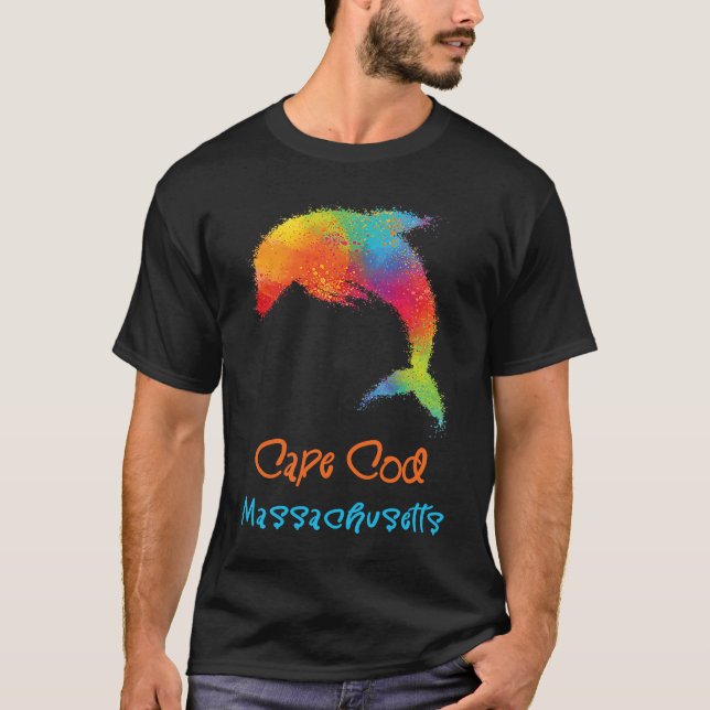Cape Cod  Massachusetts  Souvenir T Shirt (Framsida)