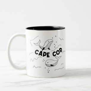 Cape Cod Massachusetts Valar Två-Tonad Mugg