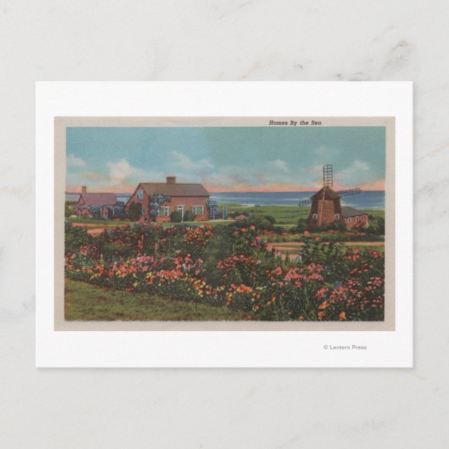 Cape Cod, MassachusettsHomes by Sea View Vykort (Framsida)