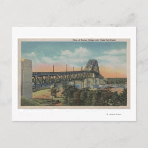Cape Cod, MassachusettsView of Bourne Bridge Vykort