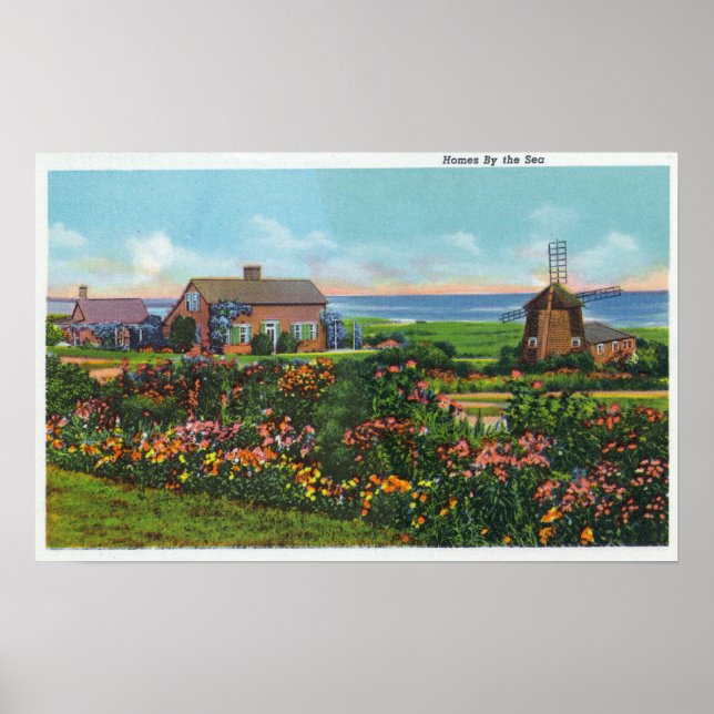 Cape Cod, MassachusettsView of Homes by the Poster (Framsidan)
