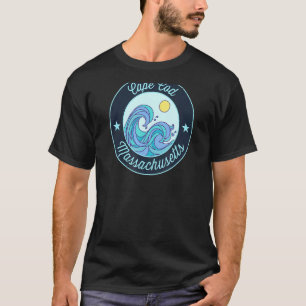 Cape Cod Morsa Massachusetts Souvenir Nautical Sur T Shirt