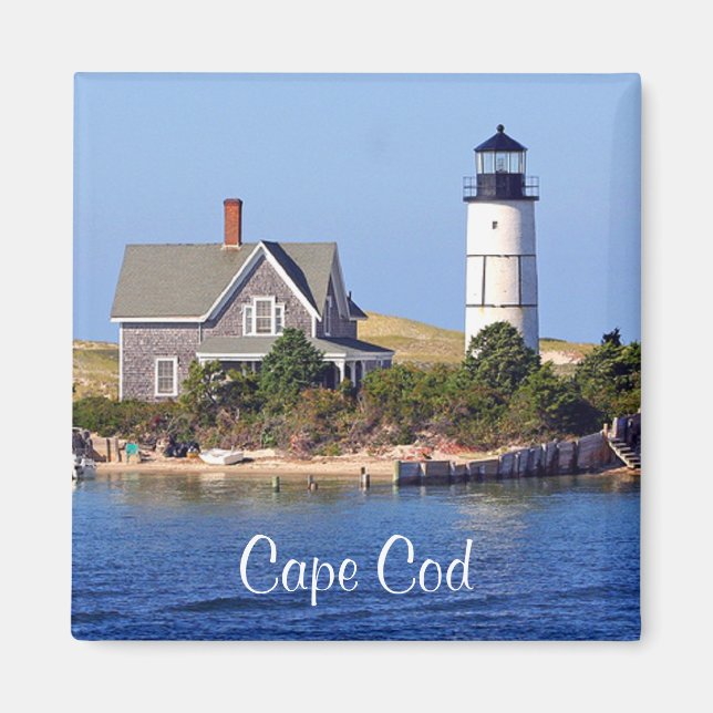 Cape Cod MORSA Sandy Nacke Lighthouse Fridge Magne Magnet (Framsidan)
