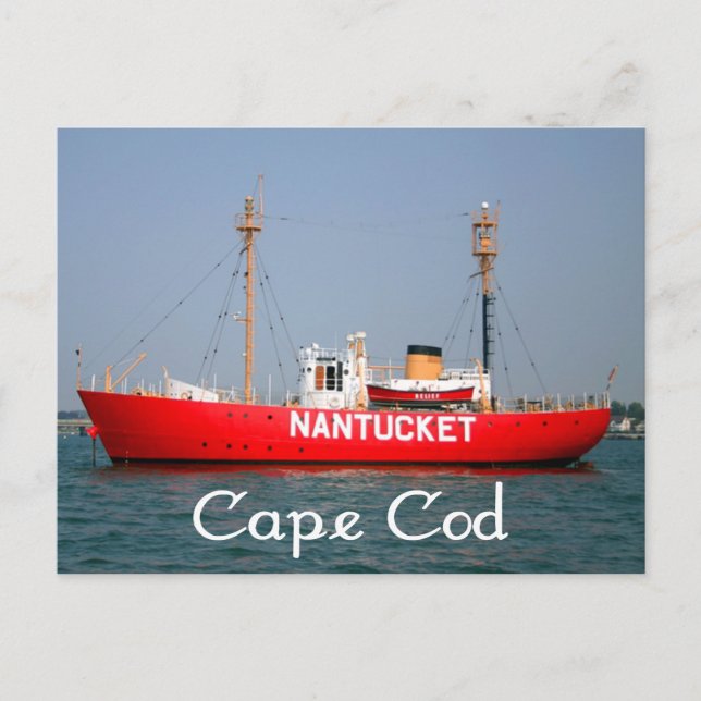 Cape Cod Nantucket, Massachusetts Postcard Vykort (Framsida)