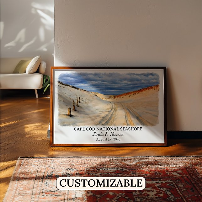 Cape Cod National Seashore Massachusetts Akvarell Poster (Skapare uppladdad)