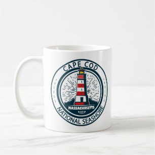 Cape Cod National Seashore Massachusetts Badge Kaffemugg