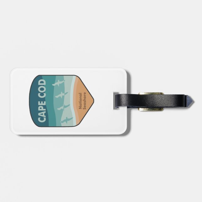 Cape Cod National Seashore Massachusetts Fiskmås Bagagebricka (Baksida Vågrät)