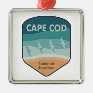 Cape Cod National Seashore Massachusetts Fiskmås Julgransprydnad Metall