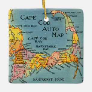 Cape Cod-ornament Julgransprydnad Keramik