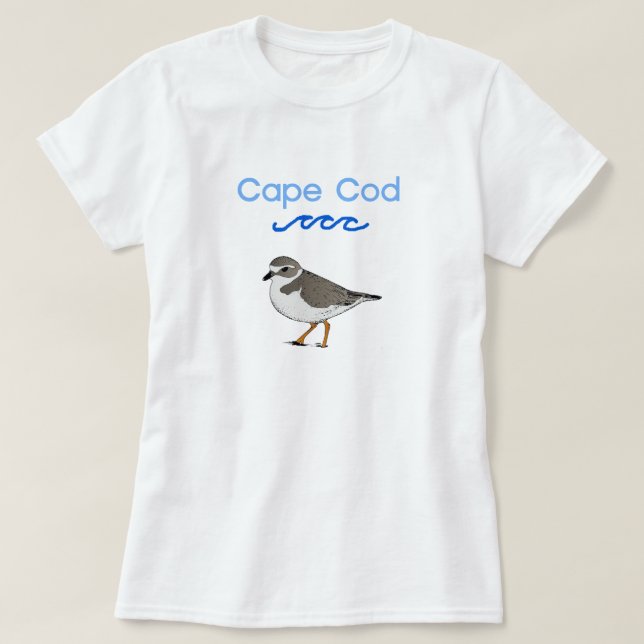 Cape Cod Piping Plover T-shirt (Design framsida)
