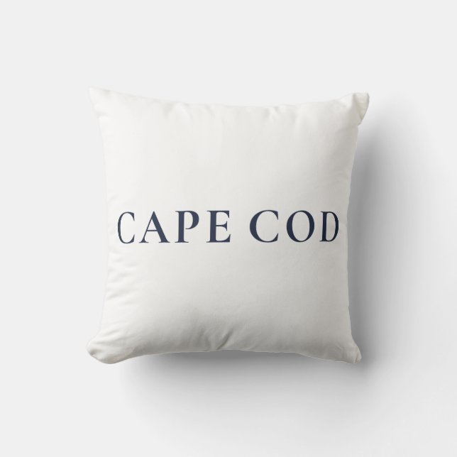 Cape Cod Preppy Coastal Home Decor Kudde (Framsida)