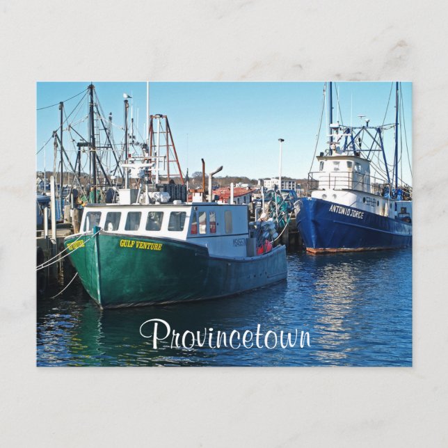 Cape Cod Provincetown Harbour, Mass Post Card Vykort (Framsida)