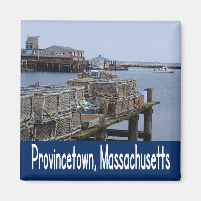 Cape Cod, Provincetown Massachusetts fyr Magnet (Framsidan)