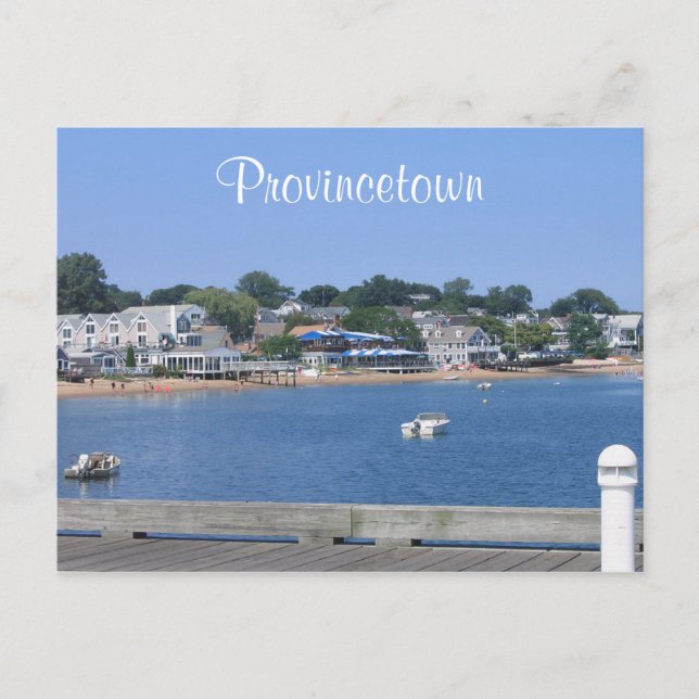 Cape Cod, Provincetown Massachusetts Post Card Vykort (Framsida)