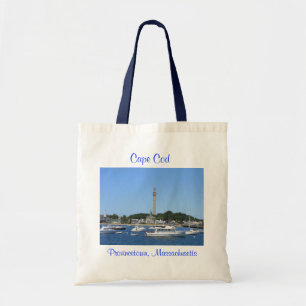 Cape Cod Provincetown Pilgrims Monument Tote Bag Tygkasse