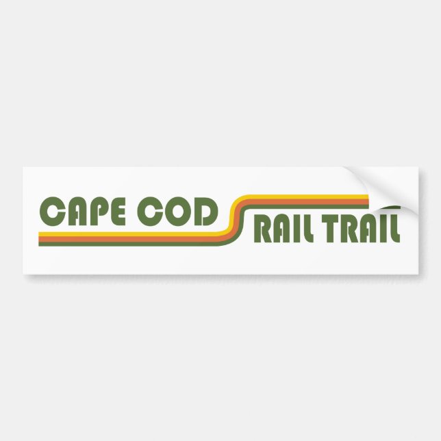 Cape Cod Rail Trail Bildekal (Framsidan)
