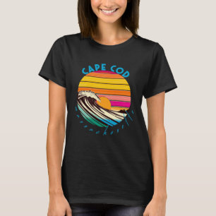 Cape Cod Retro 1980-talsstil Massachusetts Strand T Shirt