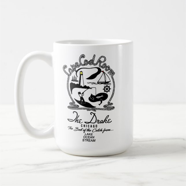Cape Cod Room, Drake Hotel, Chicago, Illinois Kaffemugg (Vänster)