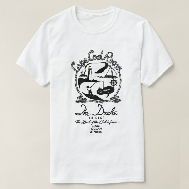 Cape Cod Room, Drake Hotel, Chicago, Illinois T Shirt (Design framsida)