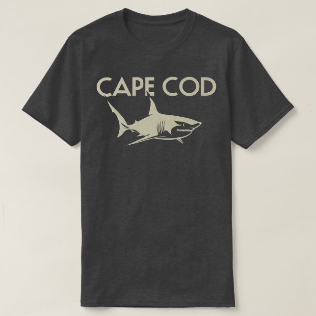 Cape Cod Shark Funny T Shirt (Design framsida)