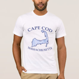 Cape Cod Silhouette Preppy Blue Stripe Manar T Shirt