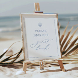 CAPE COD-skylt för kustblå gäst Bok Poster