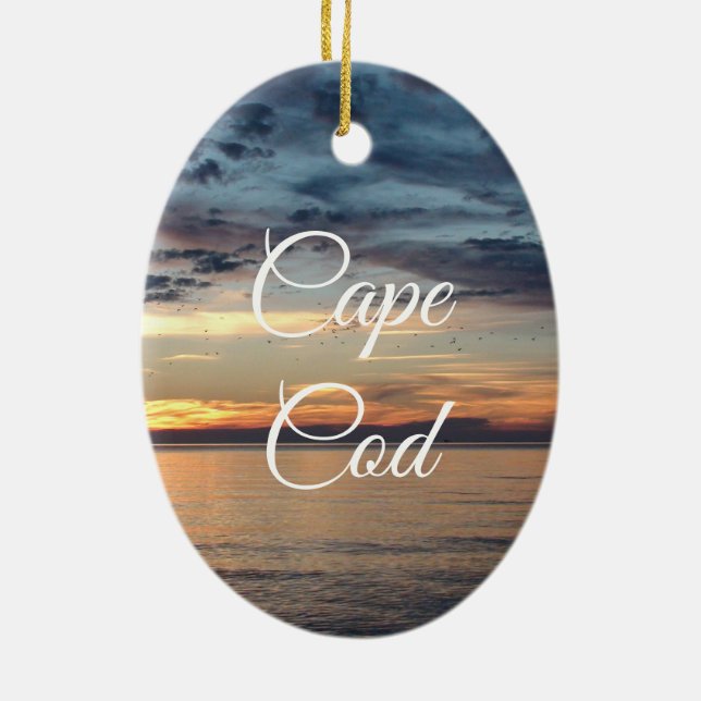 Cape Cod Souvenier Keepsaké jul Ornament (Baksidan)