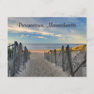 Cape Cod Sunset Provincetown, MORSA Beach Post Car Vykort
