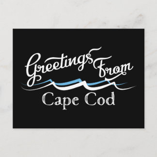 Cape Cod Vatten Vinkarare Vykort