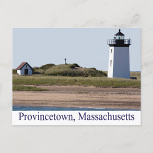Cape Cod Wood End Lighthouse Provincetown MORSA Vykort