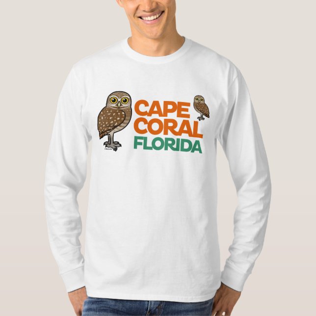 Cape Coral Burrowing Uggla T Shirt (Framsida)