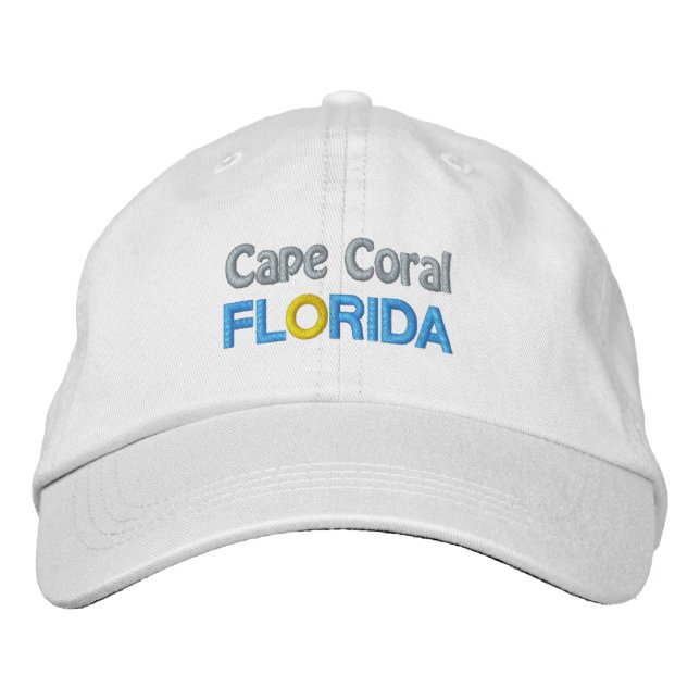 CAPE CORAL cap Broderad Keps (Framsida)