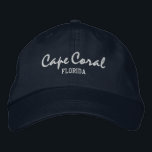 Cape Coral Florida Embroized Baseball Hat Broderad Keps<br><div class="desc">Cape Coral Florida Embroized Baseball Hat</div>