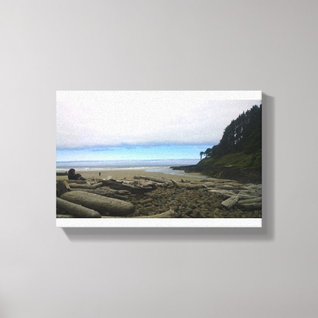 Cape Cove, Cape Perpetua, Oregon Canvastryck (Framsida)