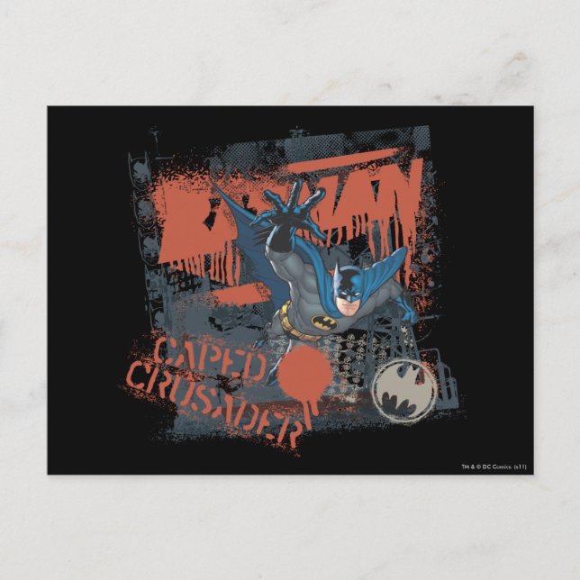 Cape Crusader Collage Vykort (Framsida)