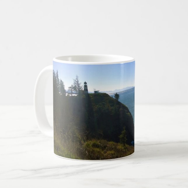 Cape Disappointment Fyren, Washington Kaffemugg (Framsida vänster)