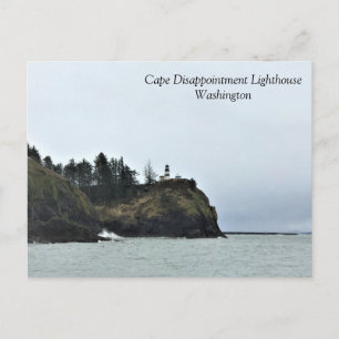 Cape Disappointment Fyrtorn, WA Vykort