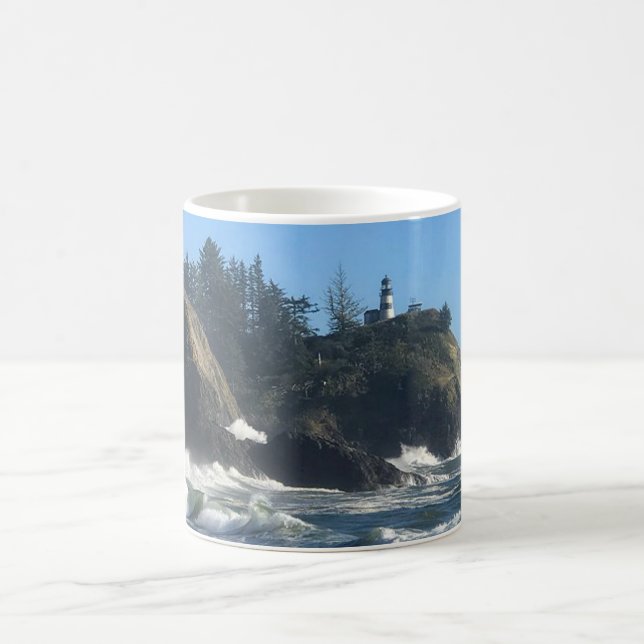Cape Disseende Lighthouse, WA Kaffemugg (Center)