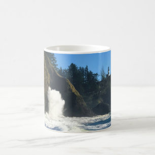 Cape Disseende Lighthouse, Washington Kaffemugg