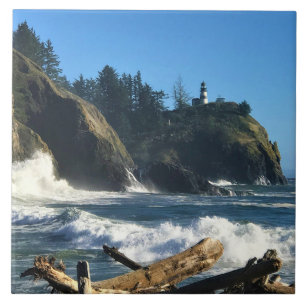 Cape Disseende Lighthouse, Washington Kakelplatta