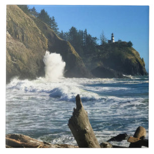 Cape Disseende Lighthouse, Washington Kakelplatta