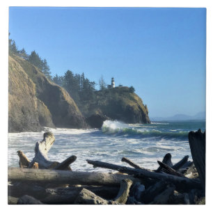 Cape Disseende Lighthouse, Washington Kakelplatta