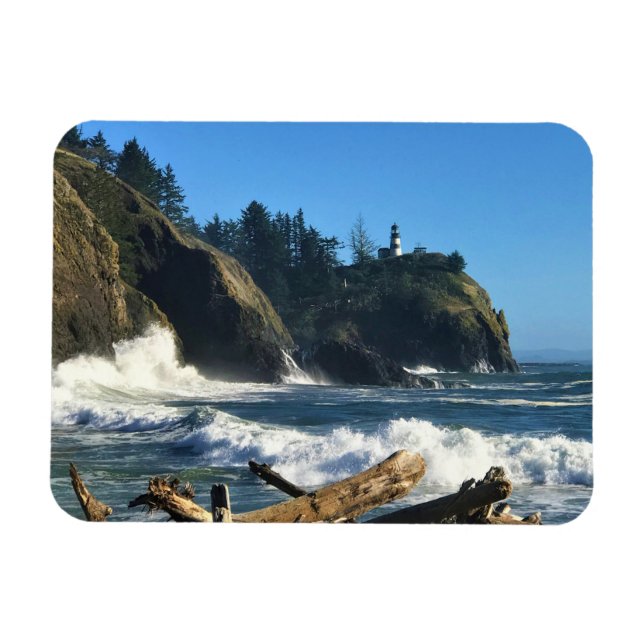 Cape Disseende Lighthouse, Washington Magnet (Horisontell)