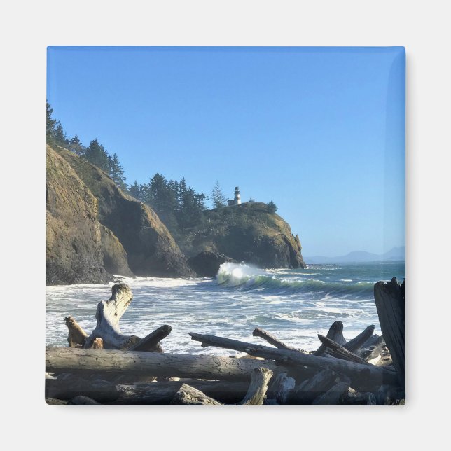 Cape Disseende Lighthouse, Washington Magnet (Framsidan)