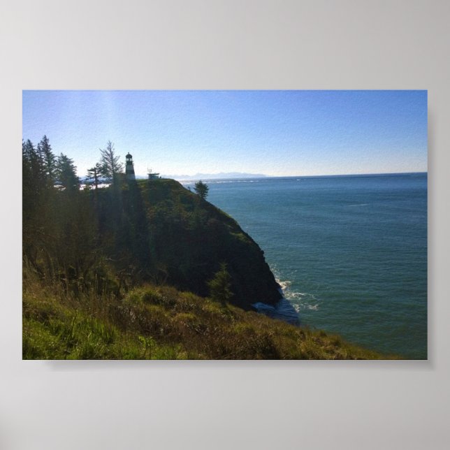Cape Disseende Lighthouse, Washington Poster (Framsidan)