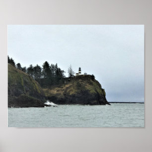 Cape Disseende Lighthouse, Washington Poster