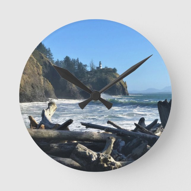 Cape Disseende Lighthouse, Washington Rund Klocka (Framsida)