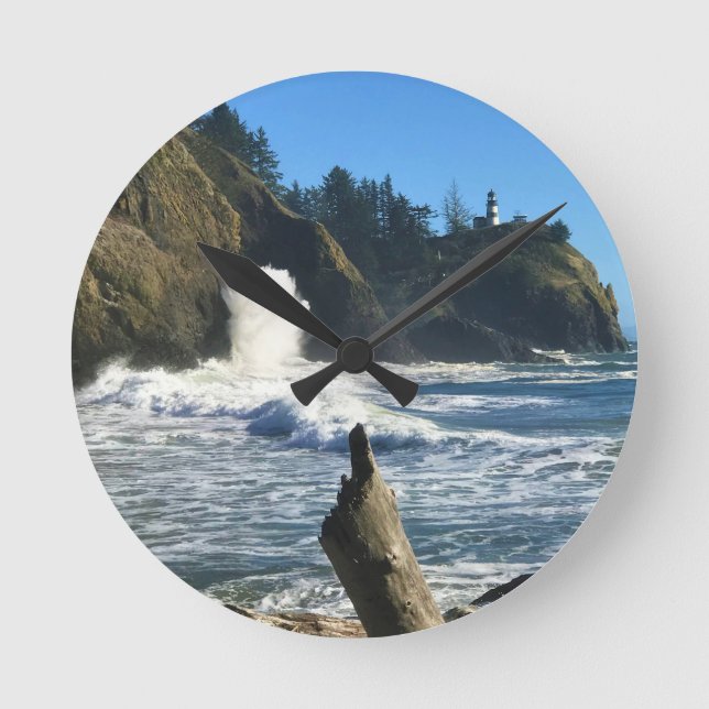 Cape Disseende Lighthouse, Washington Rund Klocka (Framsida)