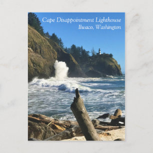 Cape Disseende Lighthouse, Washington Vykort