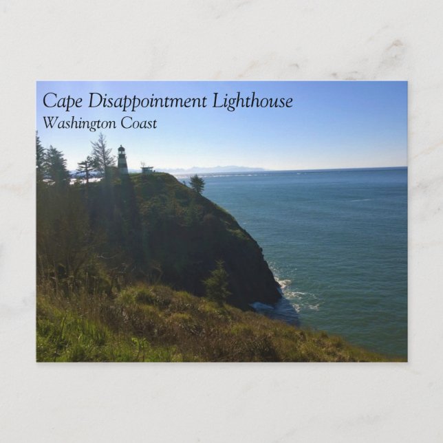 Cape Disseende Lighthouse, Washington Vykort (Framsida)